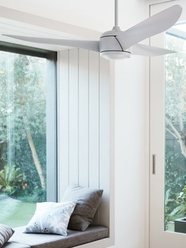 lucci air new nordic ceiling fan in lounge
